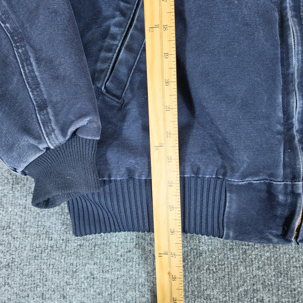 Vintage Carhartt J14 MDT Midnight Navy Santa Fe Jacket Mens Size Medium 90s Y2K - Picture 7 of 9